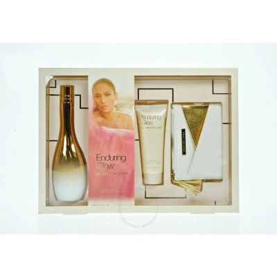 Jennifer Lopez Ladies Enduring Glow Gift Set Skin Care 5050456999903 In Pink / Violet