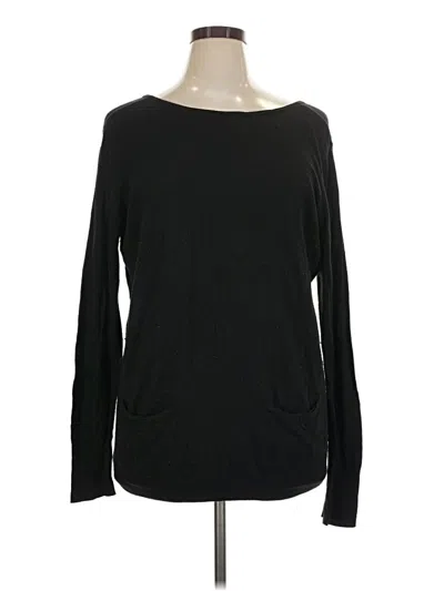 Pre-owned Jennifer Lopez Long Sleeve T-shirt In Black