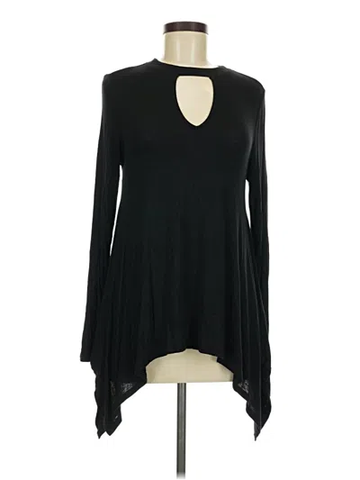 Pre-owned Jennifer Lopez Long Sleeve T-shirt In Black