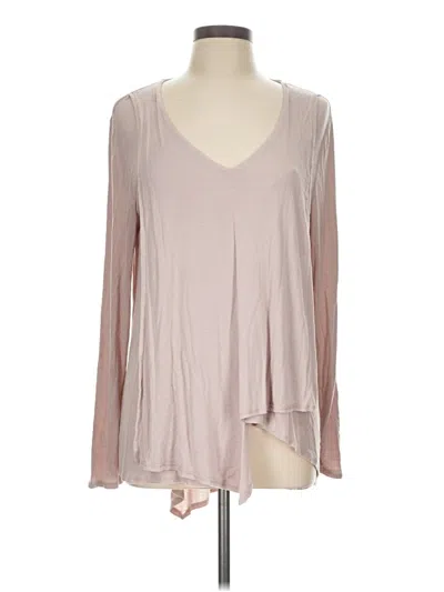 Pre-owned Jennifer Lopez Long Sleeve T-shirt In Pink