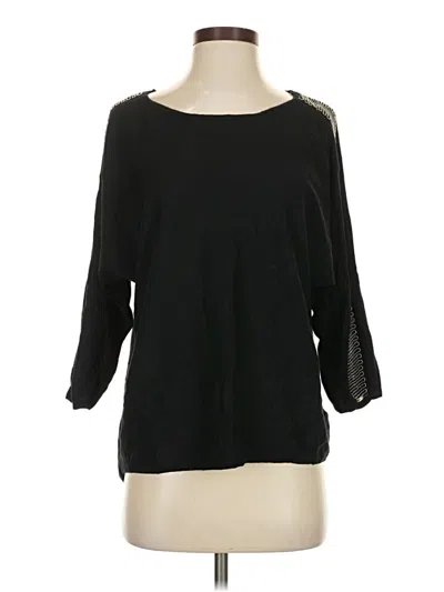 Pre-owned Jennifer Lopez Pullover Sweater In Black