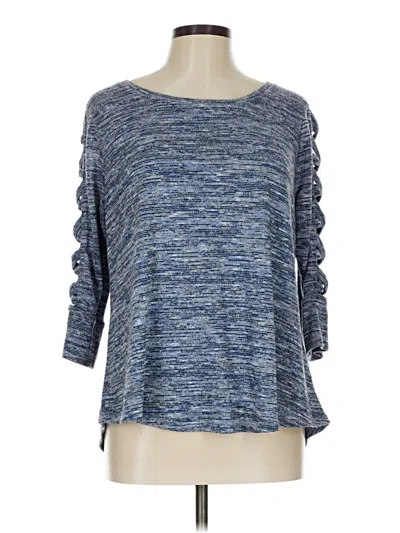 Pre-owned Jennifer Lopez Pullover Sweater In Blue