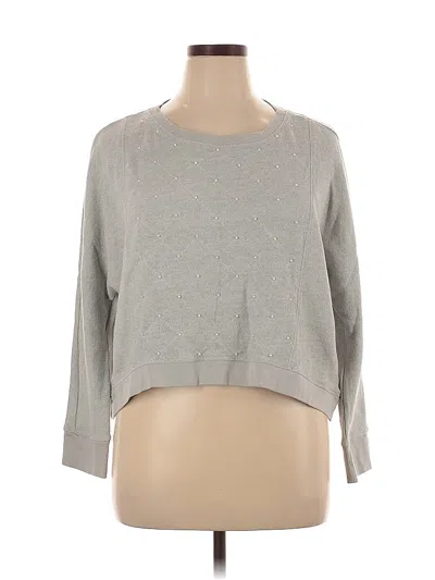 Pre-owned Jennifer Lopez Pullover Sweater In Gray