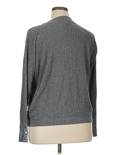Pre-owned Jennifer Lopez Pullover Sweater In Gray