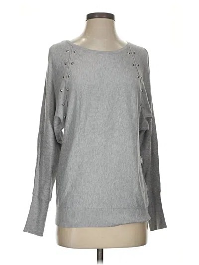 Pre-owned Jennifer Lopez Pullover Sweater In Gray