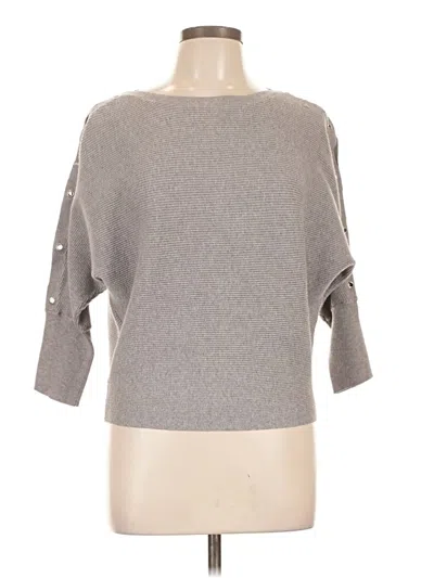 Pre-owned Jennifer Lopez Pullover Sweater In Gray