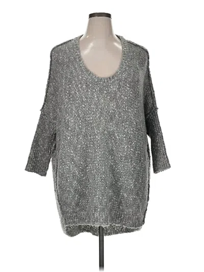 Pre-owned Jennifer Lopez Pullover Sweater In Gray