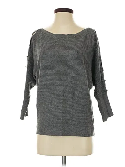 Pre-owned Jennifer Lopez Pullover Sweater In Gray