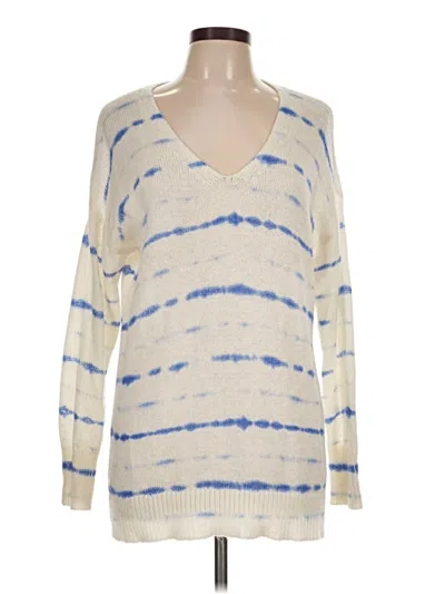 Pre-owned Jennifer Lopez Pullover Sweater In Ivory