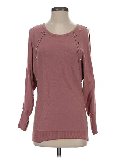 Pre-owned Jennifer Lopez Pullover Sweater In Pink