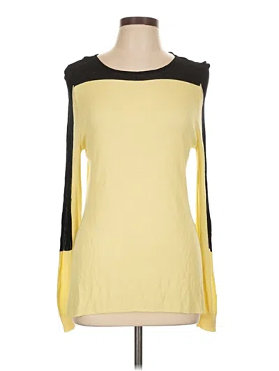 Pre-owned Jennifer Lopez Pullover Sweater In Yellow