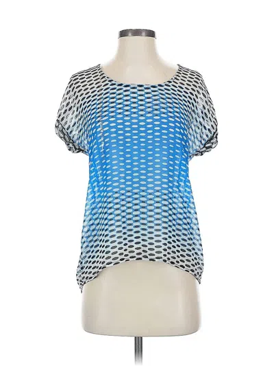 Pre-owned Jennifer Lopez Short Sleeve T-shirt In Blue