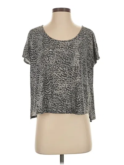 Pre-owned Jennifer Lopez Short Sleeve T-shirt In Gray