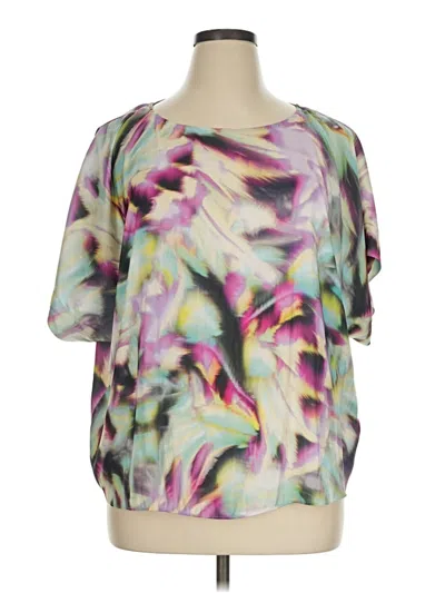 Pre-owned Jennifer Lopez Short Sleeve T-shirt In Purple