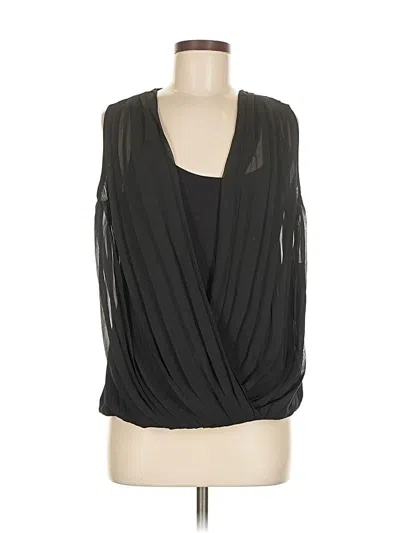 Pre-owned Jennifer Lopez Sleeveless Blouse In Black