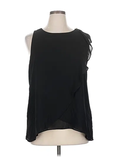 Pre-owned Jennifer Lopez Sleeveless Blouse In Black