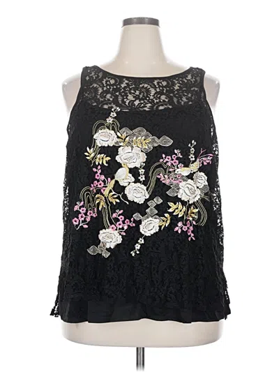 Pre-owned Jennifer Lopez Sleeveless Blouse In Black