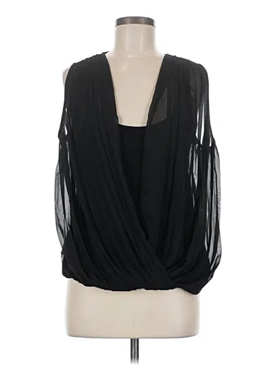 Pre-owned Jennifer Lopez Sleeveless Blouse In Black
