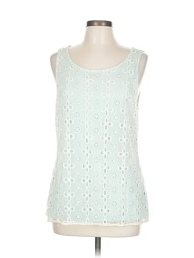 Pre-owned Jennifer Lopez Sleeveless Blouse In Blue