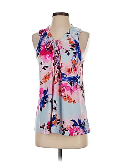 Pre-owned Jennifer Lopez Sleeveless Blouse In Blue