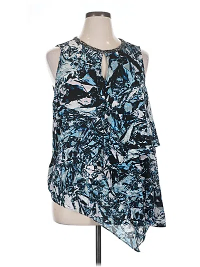 Pre-owned Jennifer Lopez Sleeveless Blouse In Blue