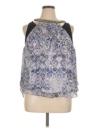 Pre-owned Jennifer Lopez Sleeveless Blouse In Blue