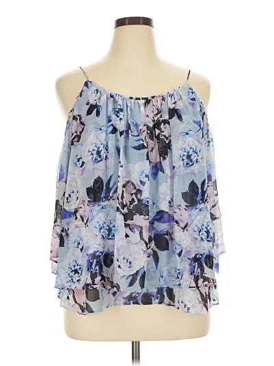Pre-owned Jennifer Lopez Sleeveless Blouse In Blue