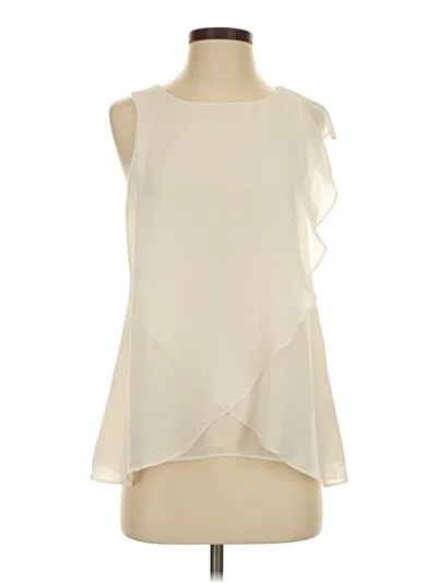 Pre-owned Jennifer Lopez Sleeveless Blouse In Ivory