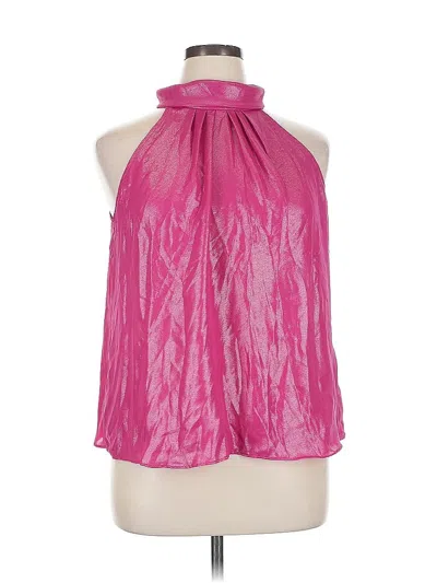 Pre-owned Jennifer Lopez Sleeveless Blouse In Pink