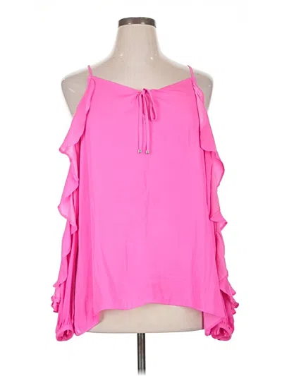 Pre-owned Jennifer Lopez Sleeveless Blouse In Pink