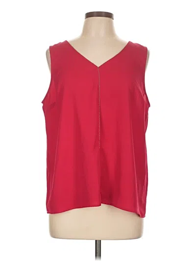 Pre-owned Jennifer Lopez Sleeveless Blouse In Red