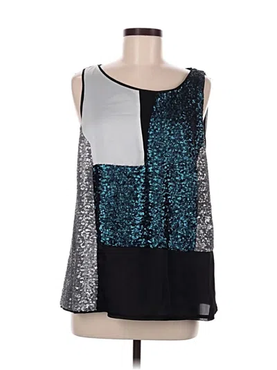 Pre-owned Jennifer Lopez Sleeveless Blouse In Silver