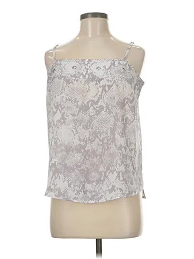 Pre-owned Jennifer Lopez Sleeveless Blouse In Silver