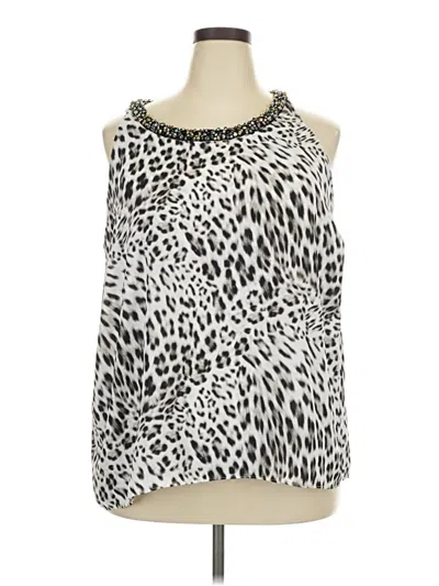 Pre-owned Jennifer Lopez Sleeveless Blouse In Silver