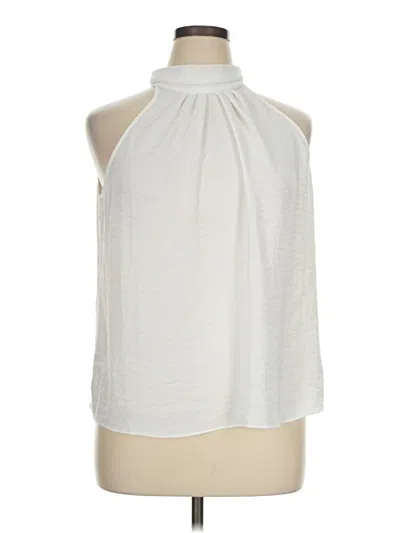Pre-owned Jennifer Lopez Sleeveless Blouse In White
