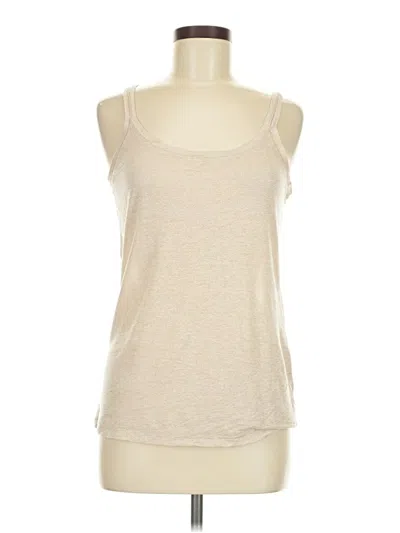 Pre-owned Jennifer Lopez Tank Top Ivory Halter Neckline Tops