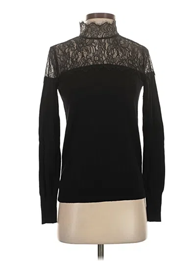 Pre-owned Jennifer Lopez Turtleneck Sweater In Black