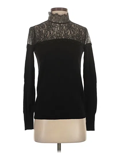 Pre-owned Jennifer Lopez Turtleneck Sweater In Black