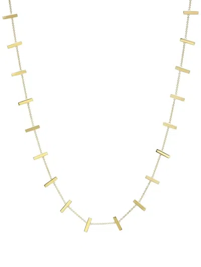 Jennifer Meyer 14kt Yellow Gold Cross Bar Necklace