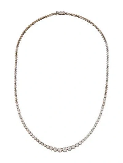 Pre-owned Jennifer Meyer 18k 1.66ctw Diamond Tennis Necklace, 17" In Multi