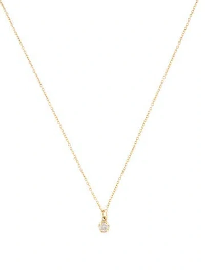 Pre-owned Jennifer Meyer 18k Diamond Pendant Necklace, 17" In Multi