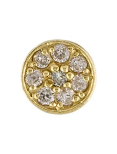 Pre-owned Jennifer Meyer 18k Diamond Single Stud Earring In Multi