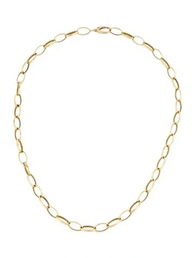 Pre-owned Jennifer Meyer 18k Medium Edith Link Necklace, 15.25" In Multicolor