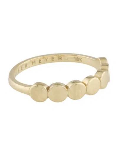 Pre-owned Jennifer Meyer 18k Mini Circle Link Ring In Multi