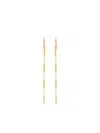 Jennifer Meyer 18k Yellow Gold Bar Earrings In Gold