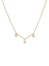 Jennifer Meyer 18k Yellow Gold Diamonds Necklace In Gold