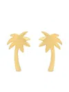Jennifer Meyer 18k Yellow Gold Mini Palm Tree Earrings In Gold
