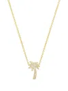Jennifer Meyer 18kt Yellow Gold Palm Tree Necklace In Gold