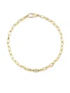 Jennifer Meyer 18kt Yellow Gold Small Edith Diamond Bezel Link Bracelet In Gold