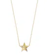 Jennifer Meyer Large Yellow Gold And Diamond 70s Star Necklace In Gold